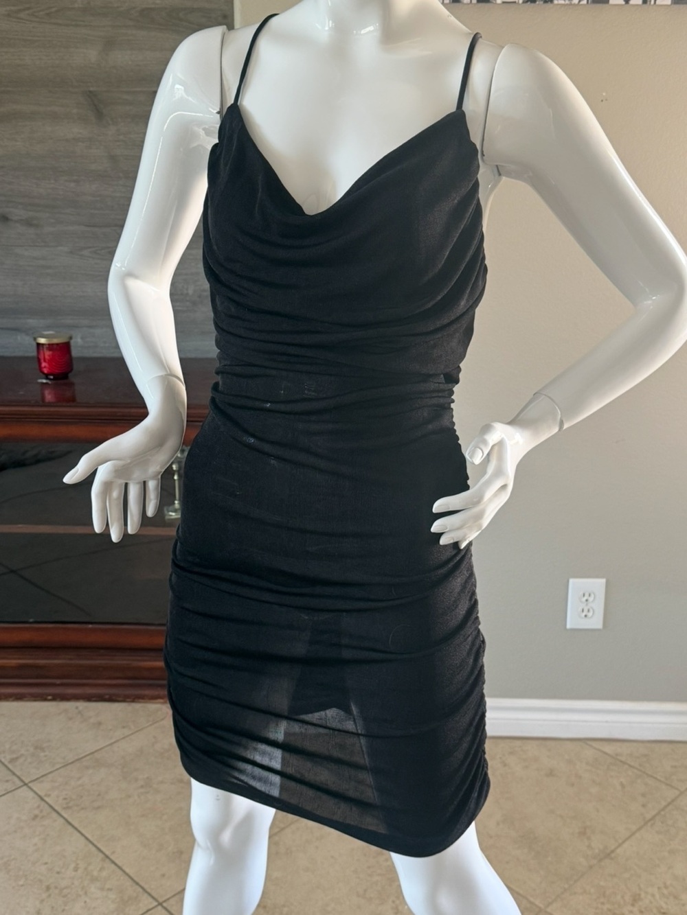 Vintage 90’s Black Mini Dress S